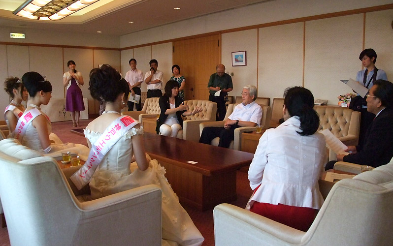 神戸市長へ表敬訪問