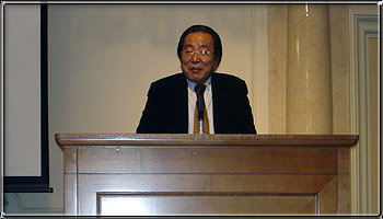 第５回総会は小田会長の挨拶でスタートしました。