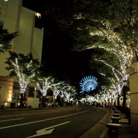神戸ガス燈通りの灯り